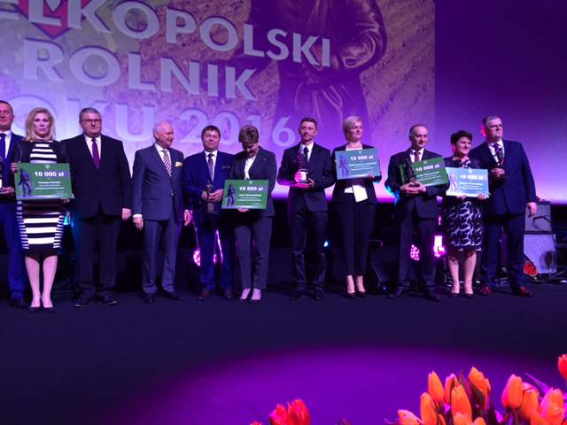 Laureaci konkursu WIelkopolski Rolnik Roku 2016.