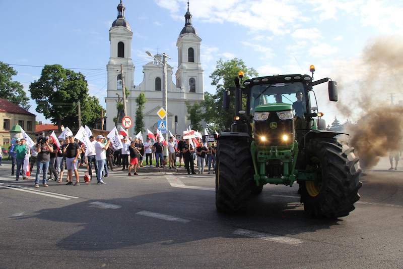 Protest AgroUnii Piotrków Trybunalski