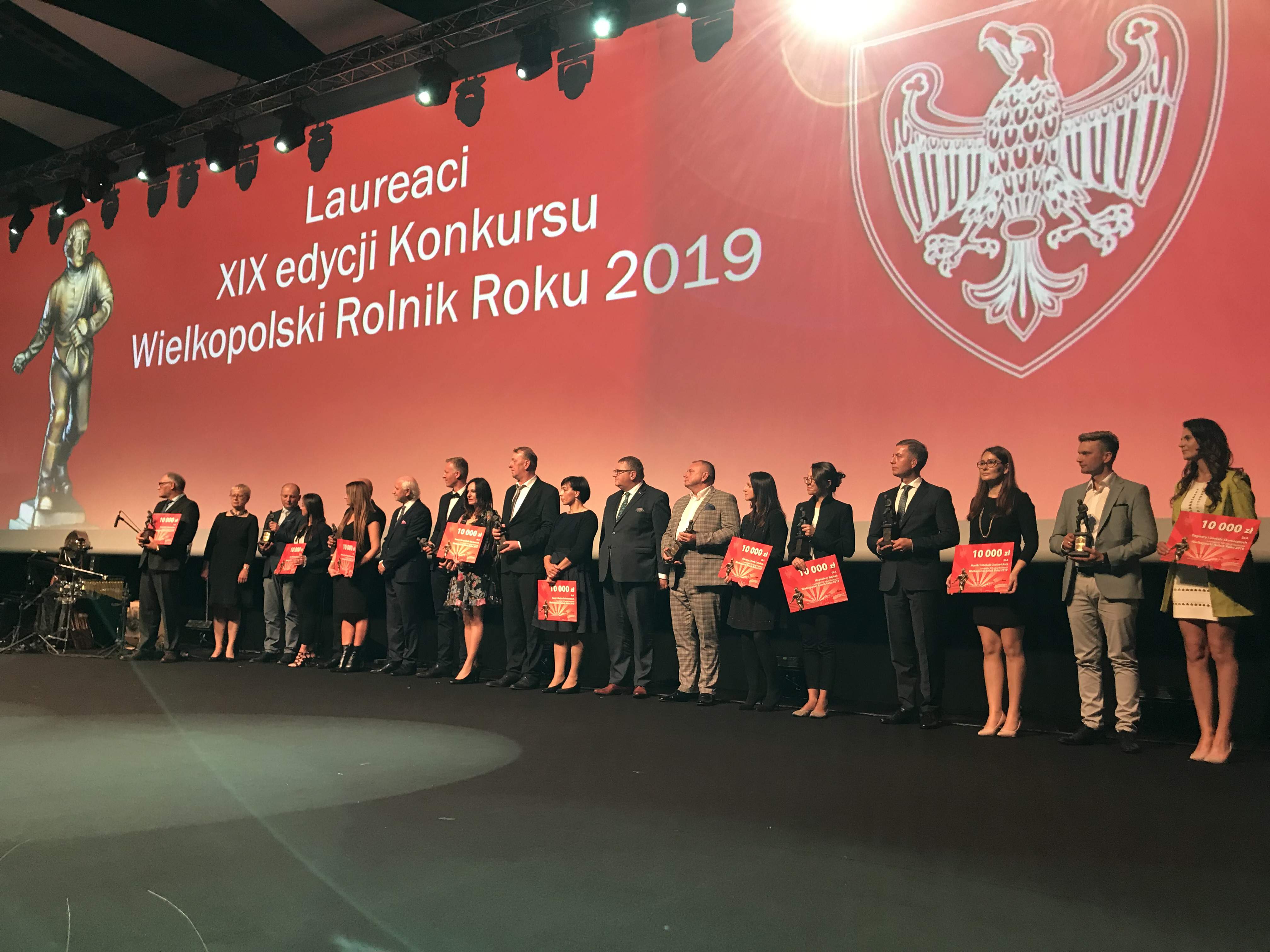 Laureaci XIX edycji Konkursu Wielkopolski Rolnik Roku 2019.