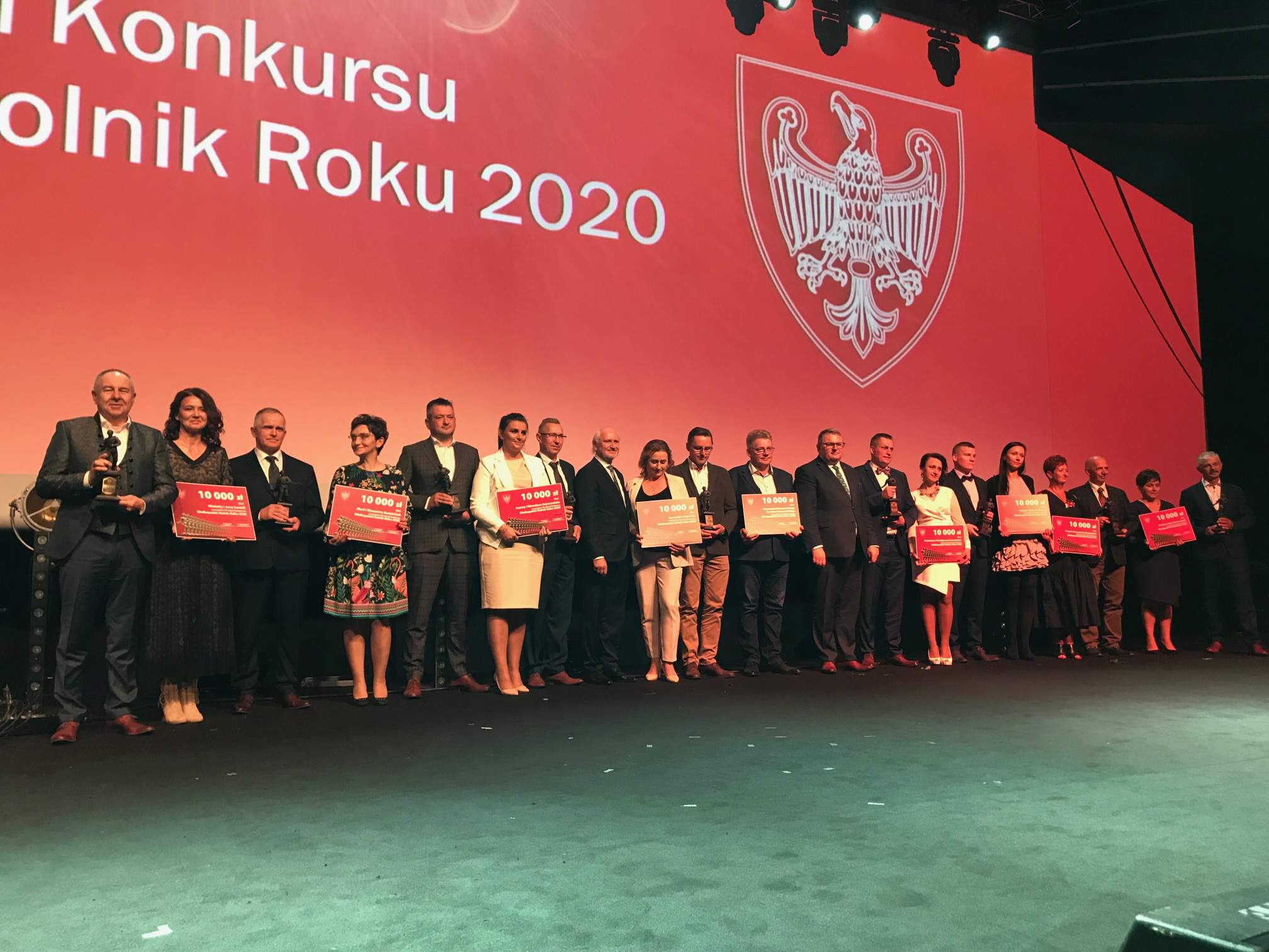 Laureaci  XX edycji Konkursu Wielkopolski Rolnik Roku 2020.