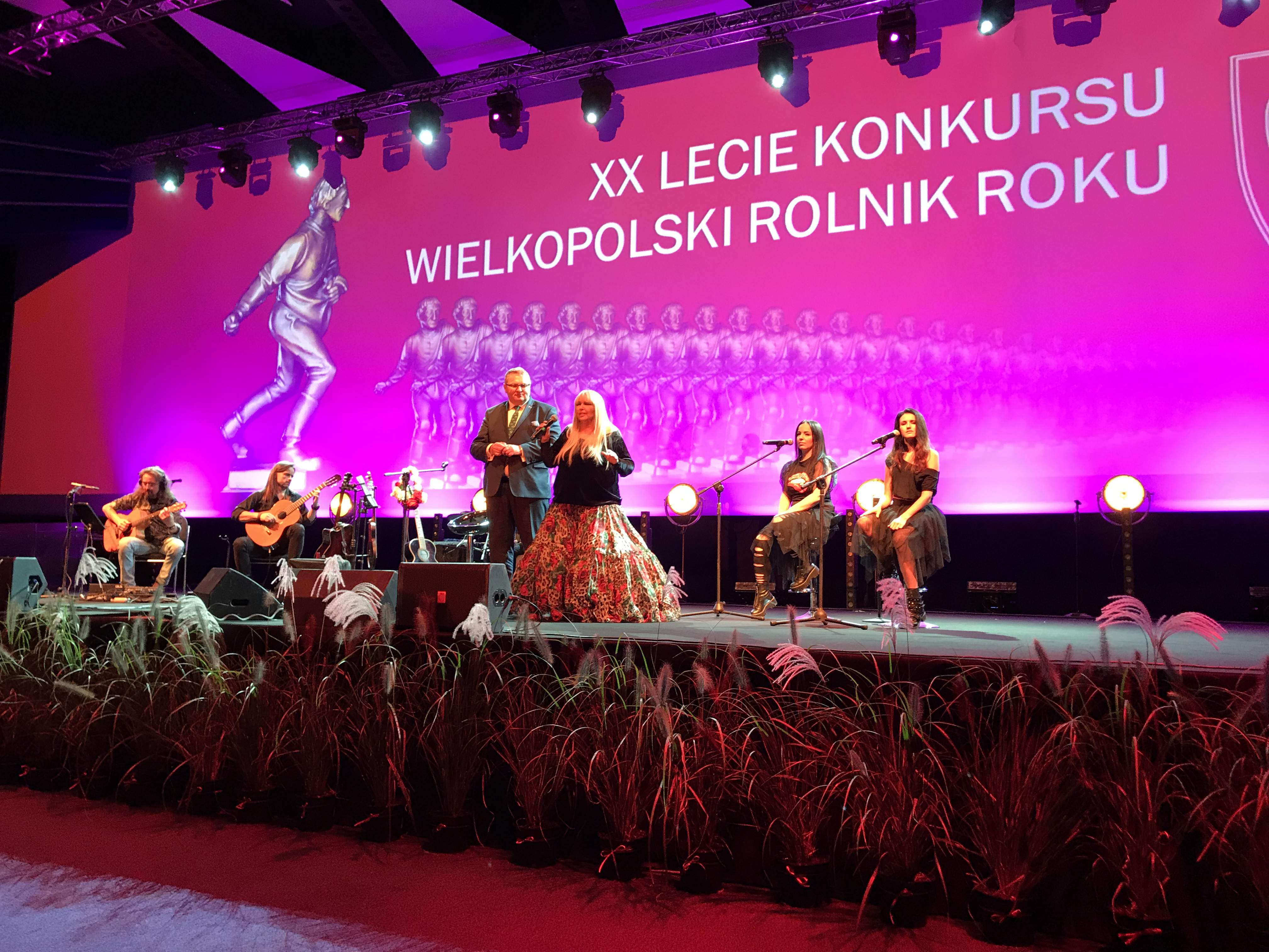 Koncert Maryli Rodowicz podczas obchodów XX-lecia Konkursu Wielkopolski Rolnik Roku.