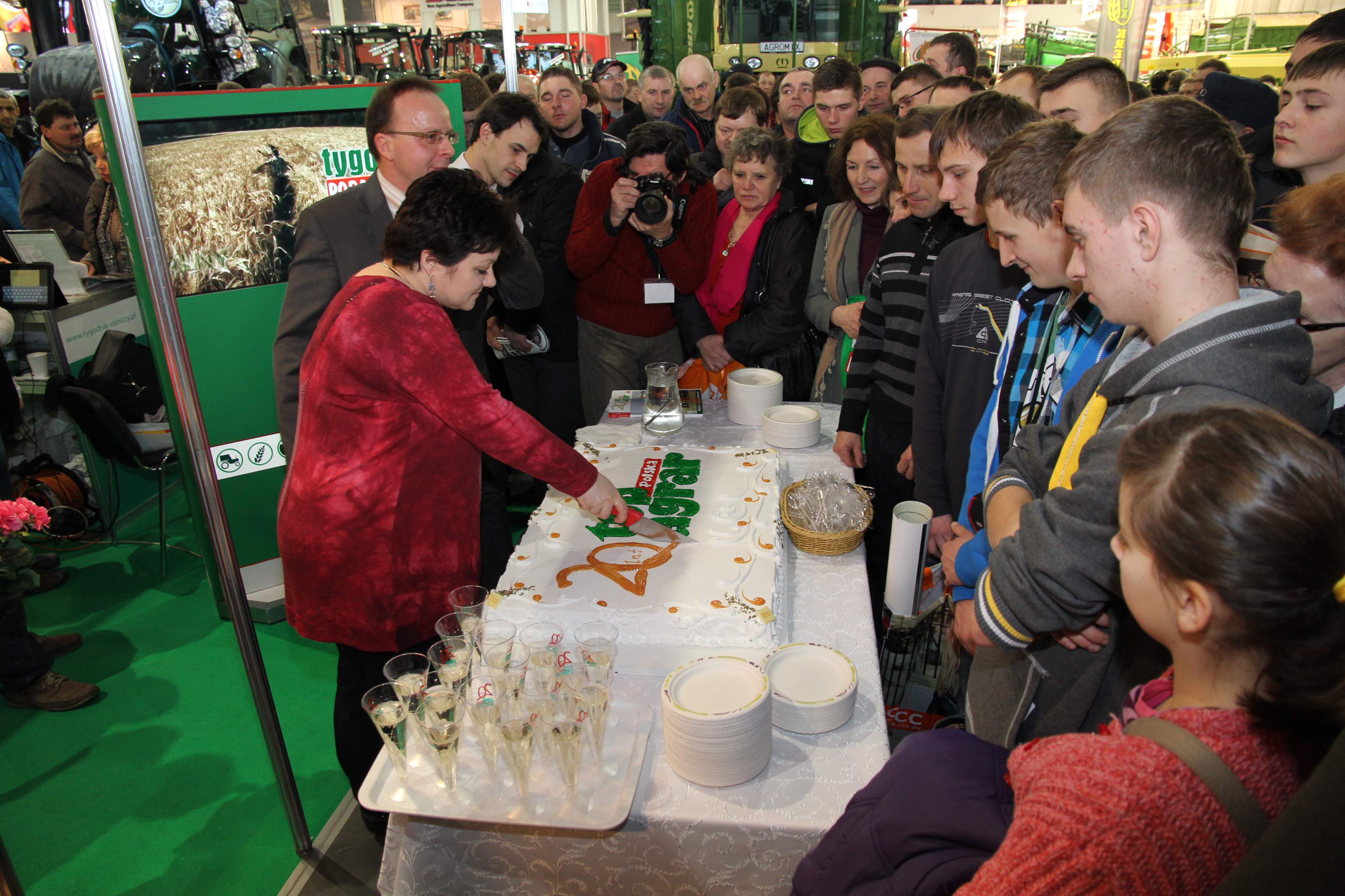 Czytelnicy i prenumeratorzy "top agrar Polska" mogli skosztować jubileuszowego tortu.