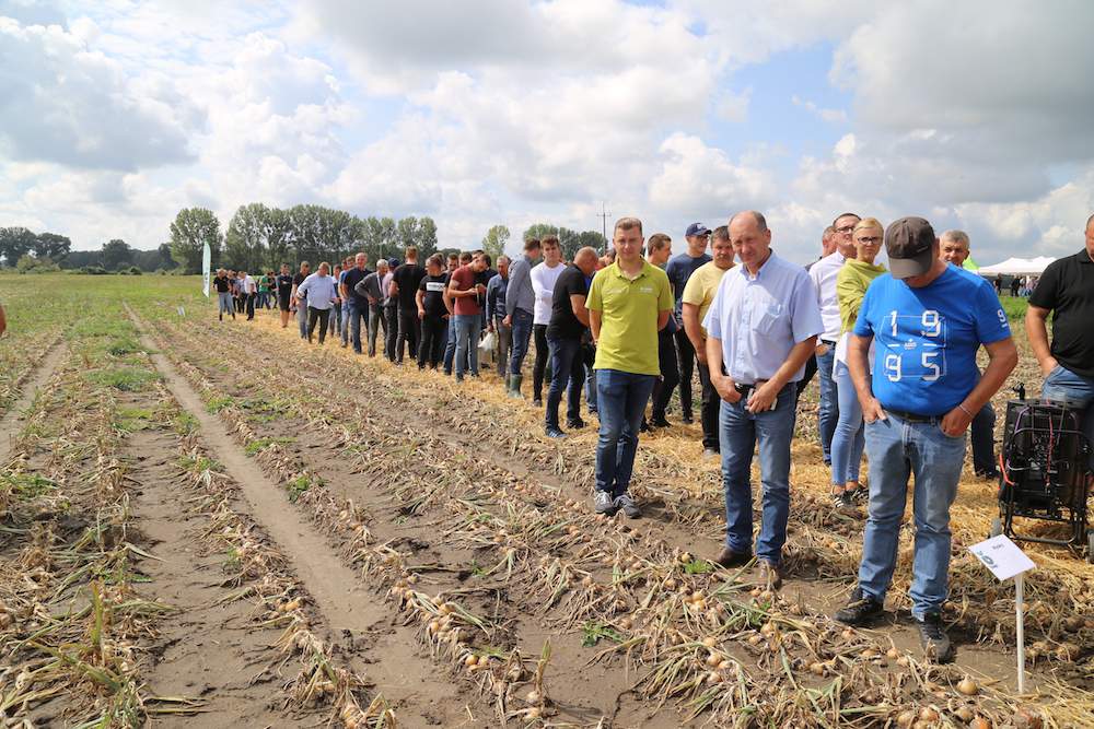 Producenci warzyw licznie przybyli na spotkanie w Wojnowicach.