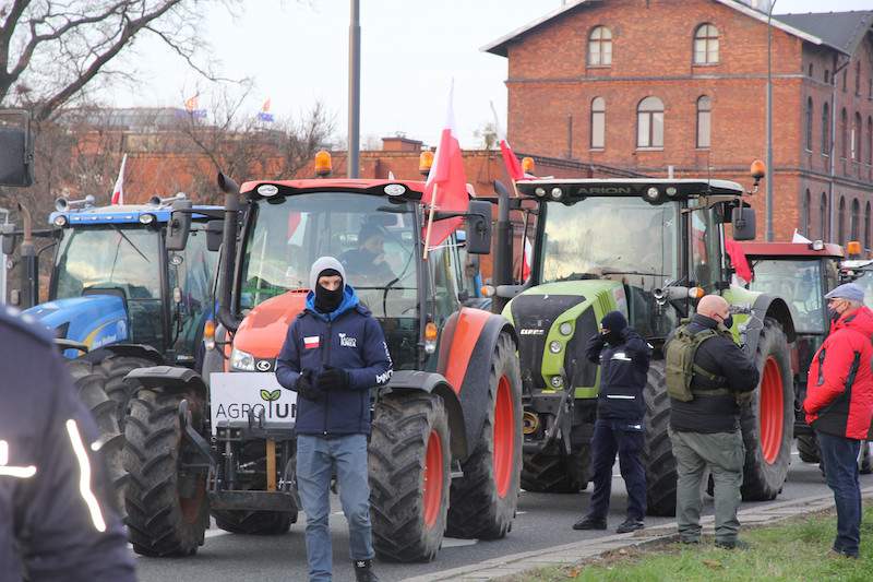 Protest AgroUnii w Warszawie