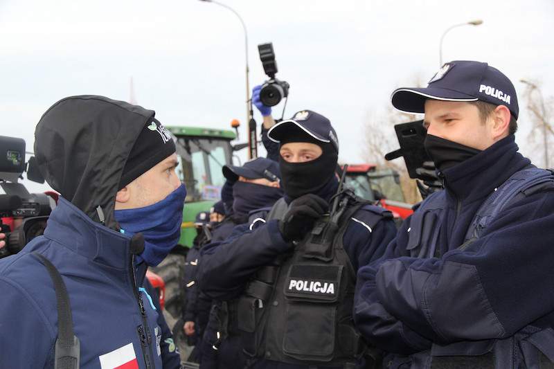 Protest AgroUnii w Warszawie