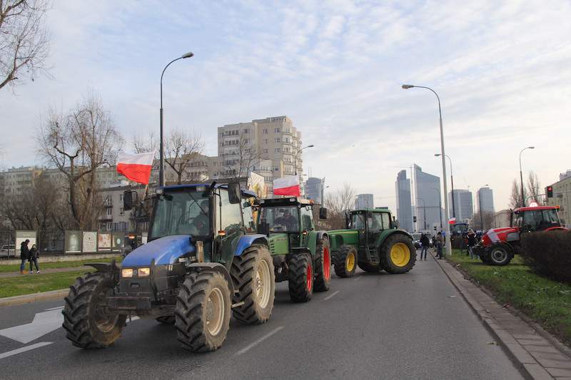 Protest AgroUnii w Warszawie