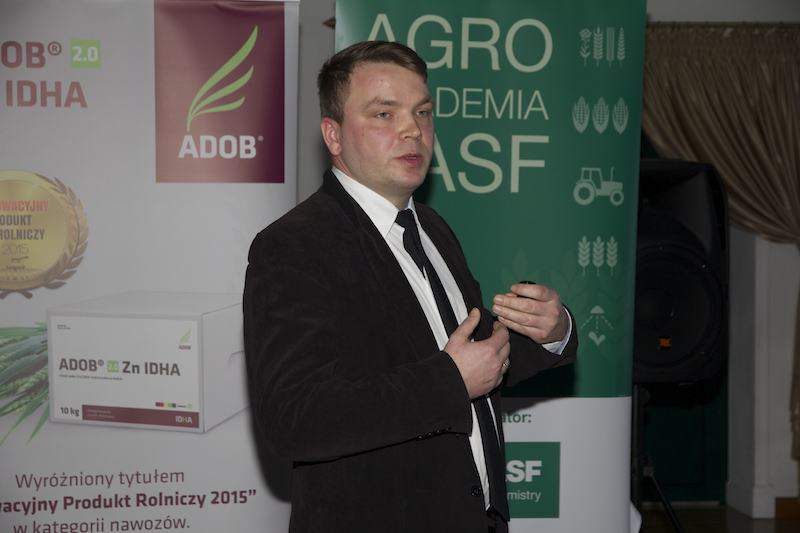 Jacek Rokicki z firmy BASF.
