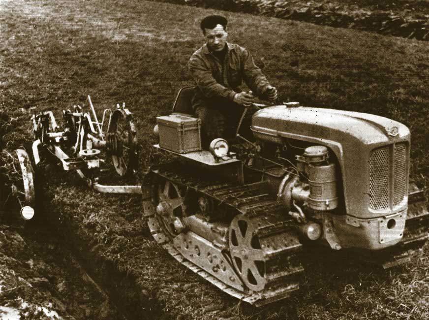 Model C35 to pierwszy ciągnik gąsienicowy Landini.