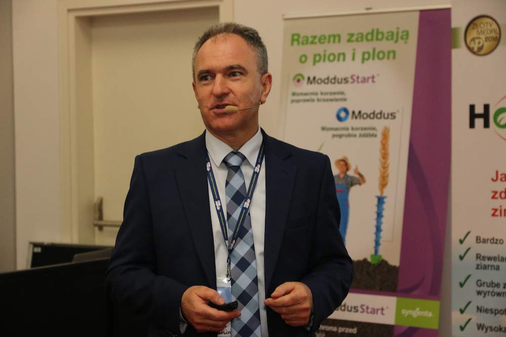Temat efektywności wykorzystania genetyki odmian poruszył dr Karol Marciniak z DANKO Hodowla Roślin Sp. z o.o. 
