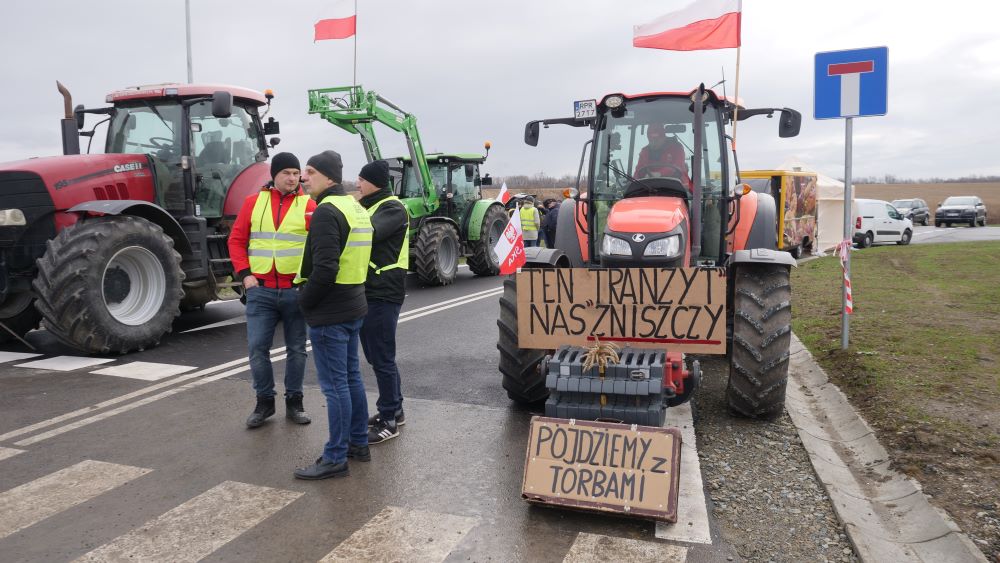Protest rolników w Medyce - 2.02.2023 r.