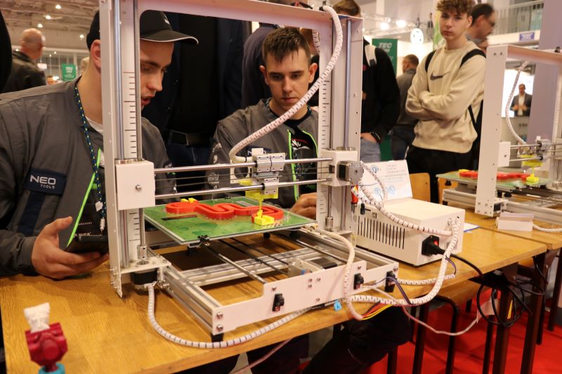 Jedną z konkurencji była znajomość obsługi drukarek 3D.