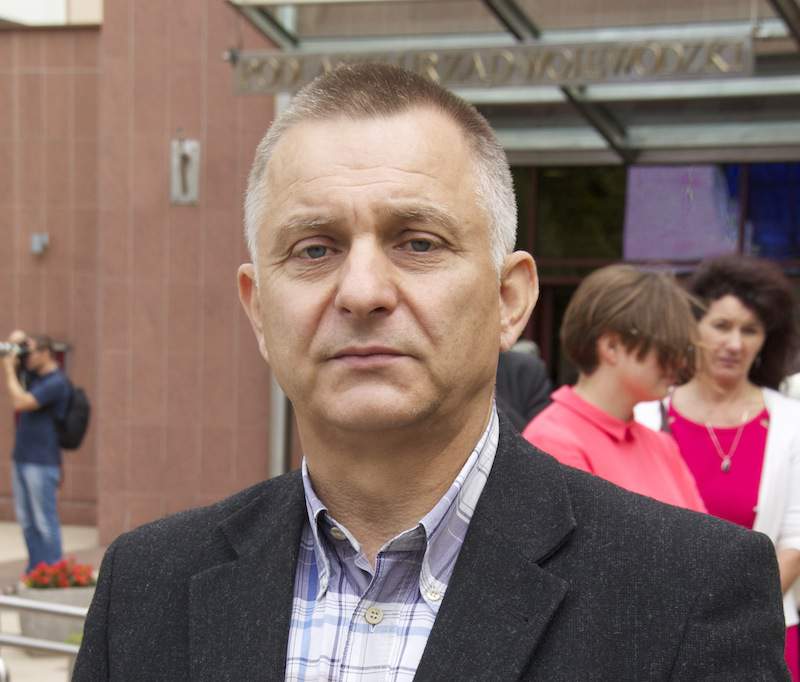 Mariusz Nackowski, rzecznik prasowy PZZR.