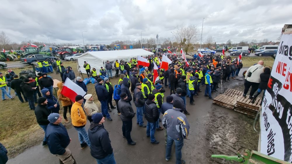 Protest rolników w Dorohusku - 2.02.2023 r.