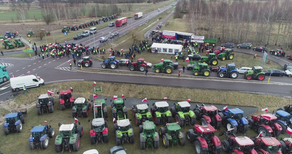 Protest rolników w Dorohusku - 2.02.2023 r.