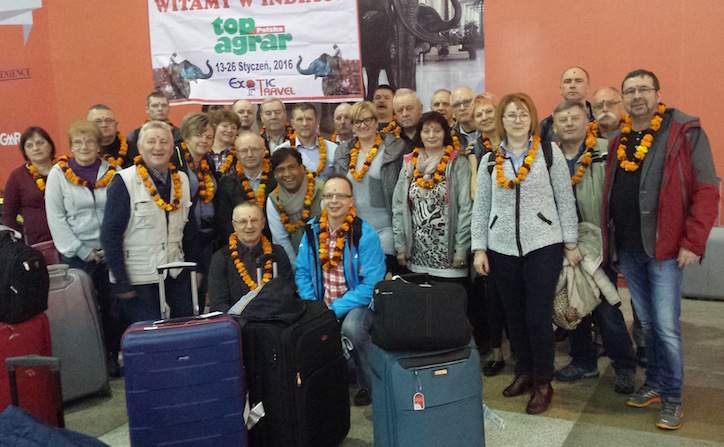Tubylcy bardzo miło powitali nas na lotnisku w Delhi.
