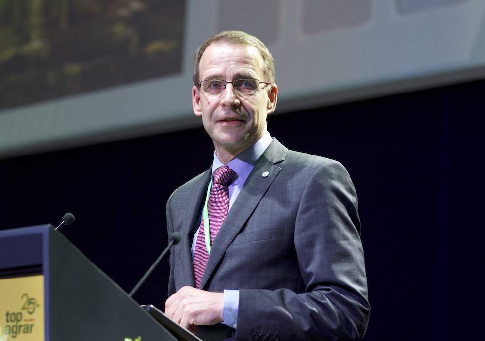 Joerg Rehbein, prezes Działu Crop Science  Europa Środkowa i Wschodnia firmy Bayer.
