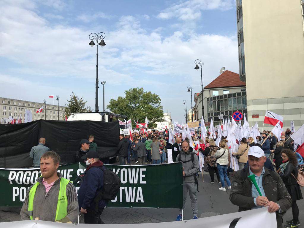 Protest rolników w Warszawie! (30.09)