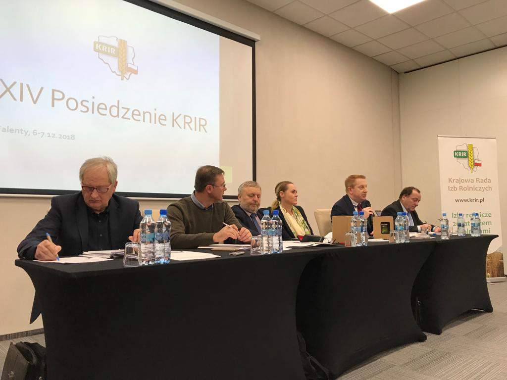 XIV posiedzenie KRIR z udziałem ministra Ardanowskiego