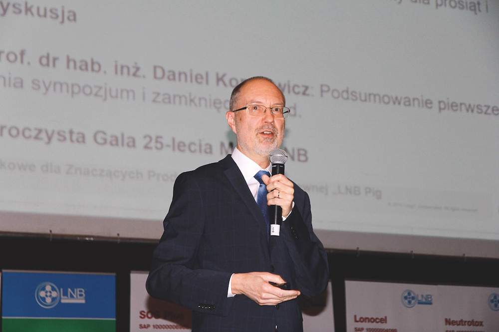 Prof. Daniel Korniewicz inicjator i organizator sympozjum LNB.