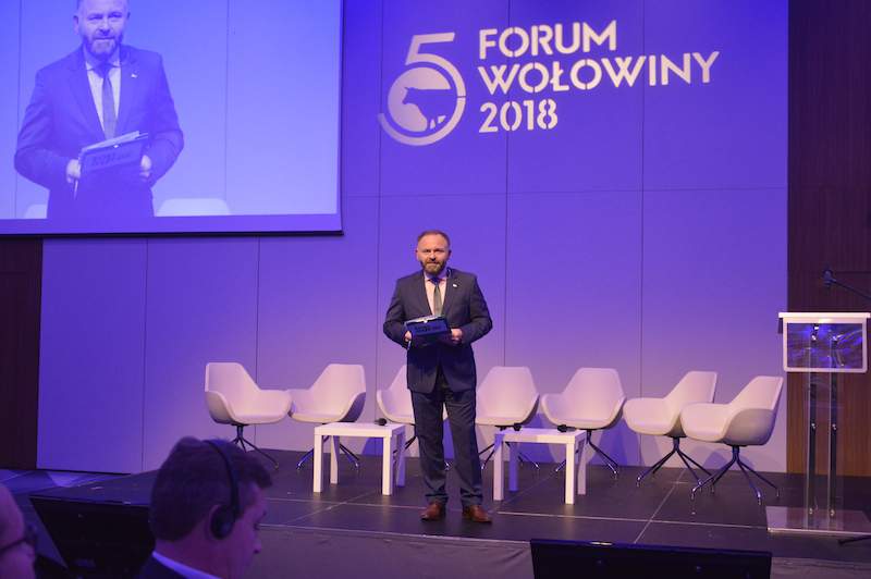 Red. naczelny "top agrar Polska" podczas V Forum Sektora Wołowiny