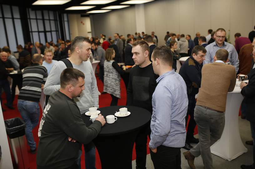 Podczas przerwy kawowej można było porozmawiać, wymienić się doświadczeniem i poszerzyć kontakty.