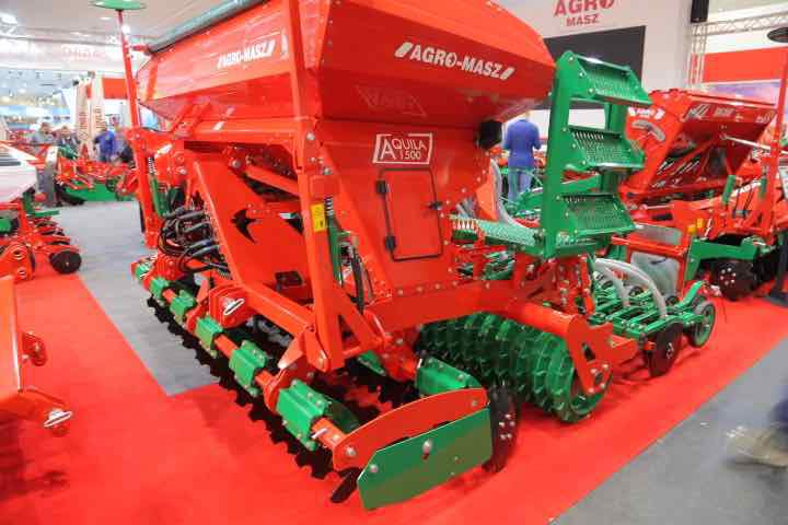 Maszyny na stoisku Agro-Masz w trakcie wystawy Agritechnica