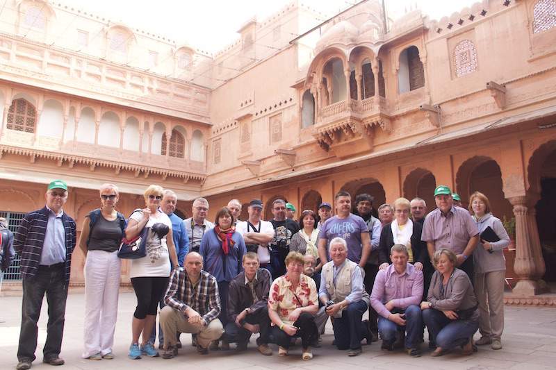 Rano wybraliśmy się na zwiedzanie pałacu maharadży w miejscowości Bikaner.