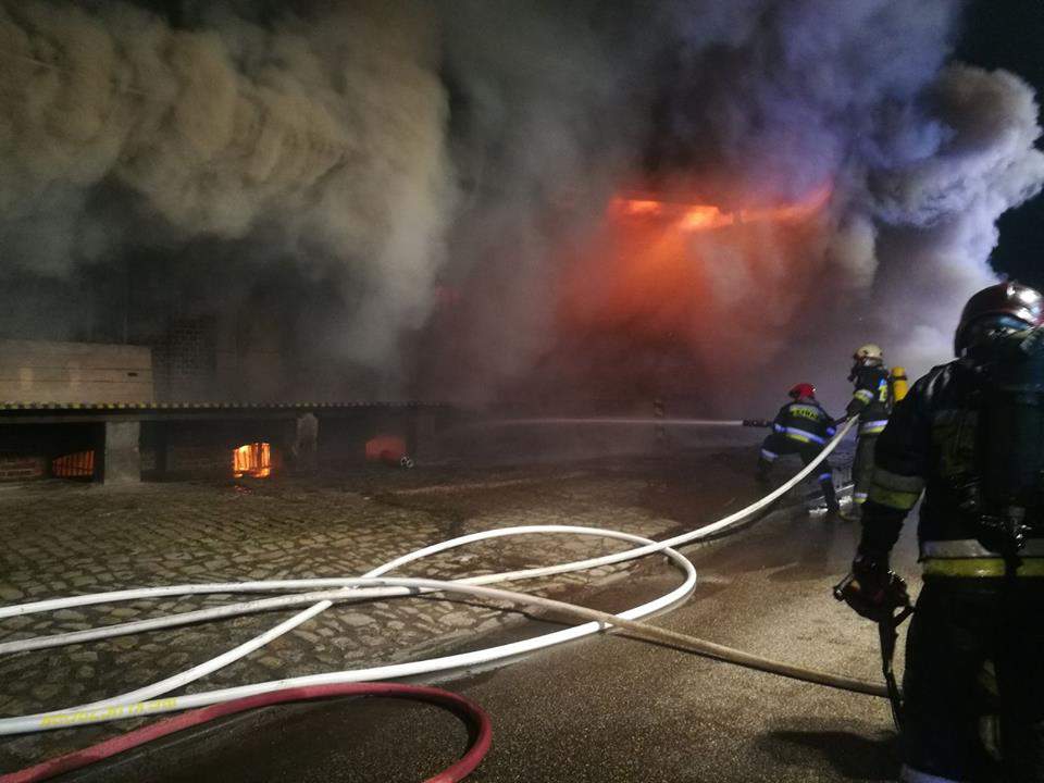 Pożar młyna w Byczynie.