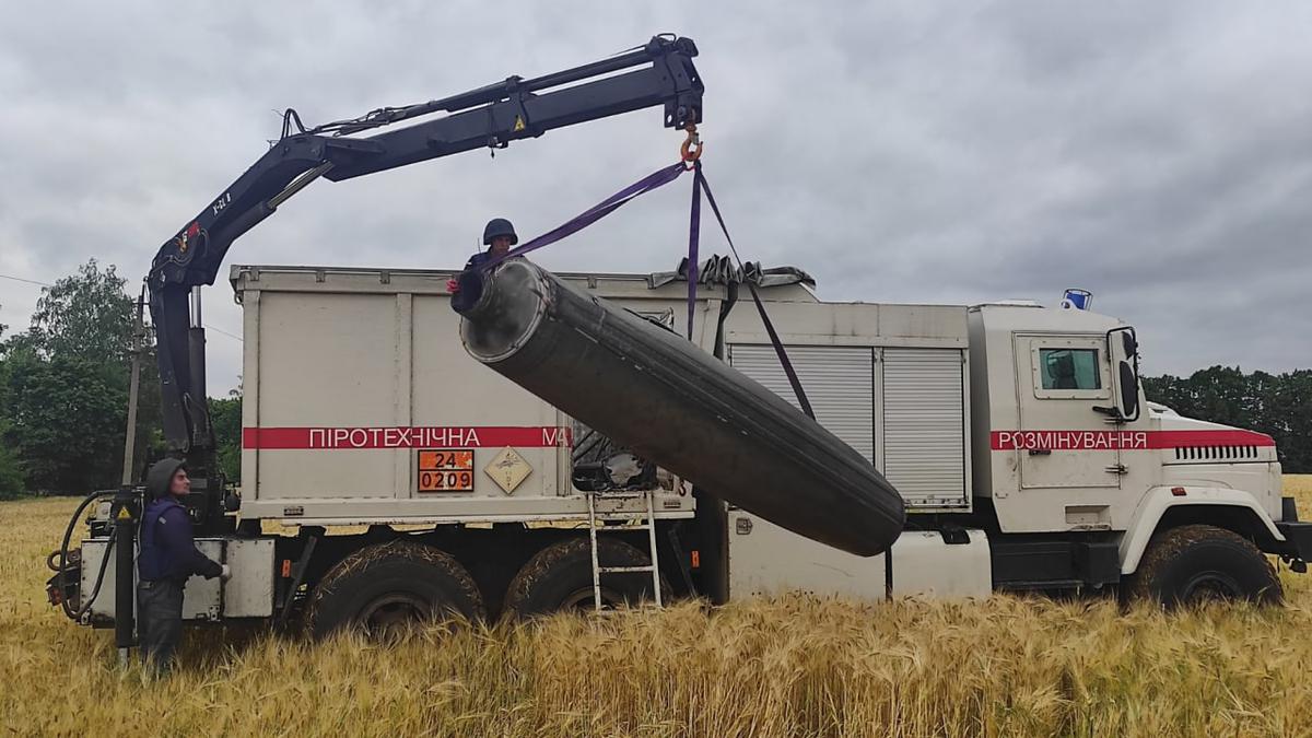 Rosyjski ostrzał rakietowy zniszczył prawie 400 ha upraw w rejonie Dniepropietrowska