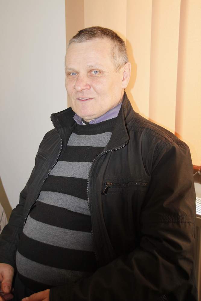 Piotr Kędzior podczas spotkania