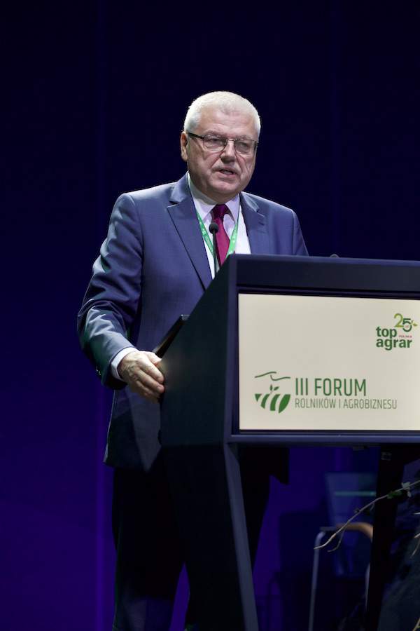 Dr Jerzy Plewa, dyrektor DG Agri podczas swojej prelekcji.