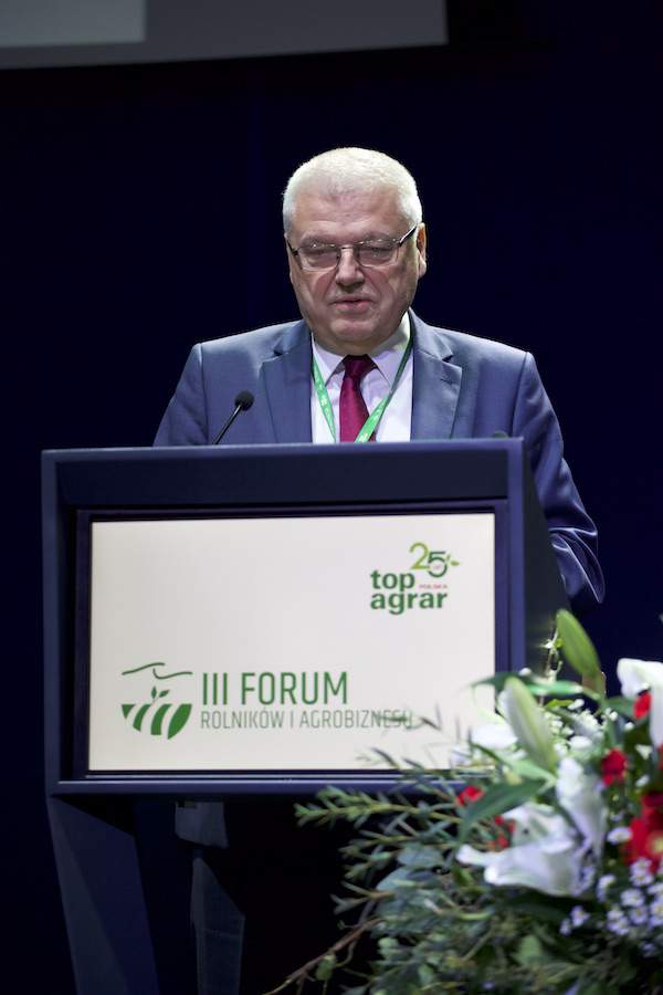 Dr Jerzy Plewa, dyrektor DG Agri podczas swojej prelekcji.