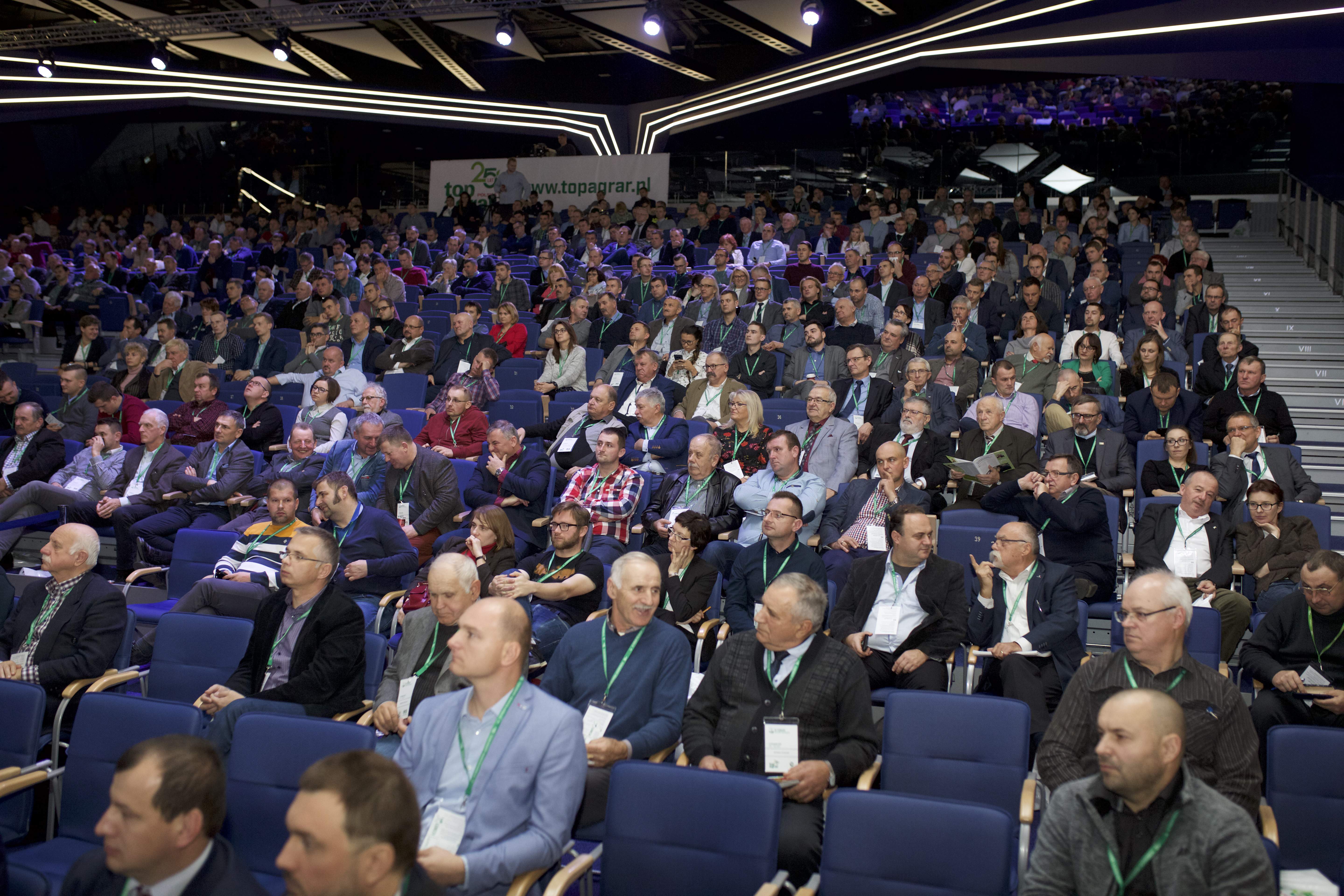 Uczestnicy III Forum Rolników i Agrobiznesu w Sali Ziemi.