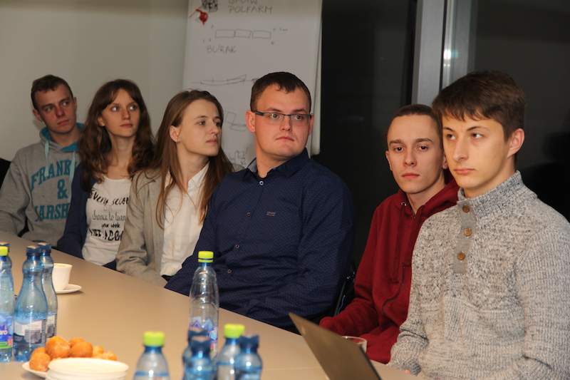 Studenci koła naukowego rolników w PolFarm