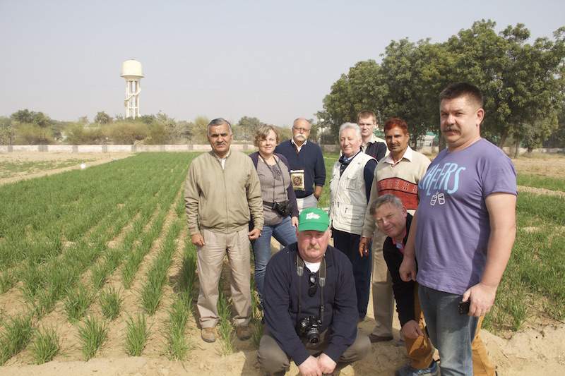 Tego dnia zwiedziliśmy też lokalny rolniczy instytut naukowy. Jest największy w Indiach, ma 150 ha