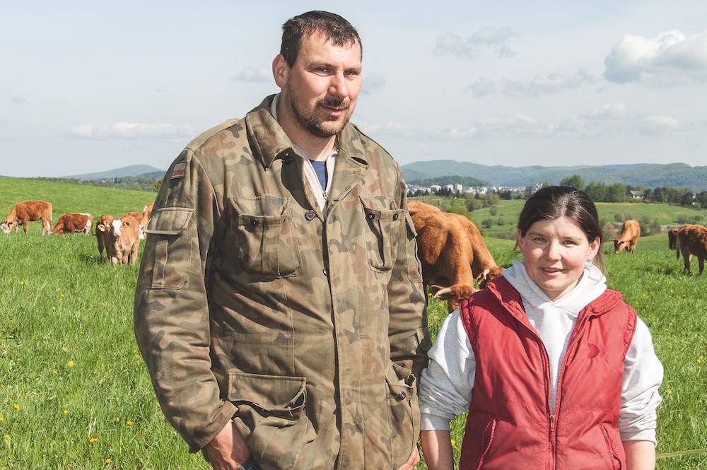 Renata i Mariusz Demkowscy we wsi Zahutyń w gminie Zagórz (woj. podkarpackie) utrzymują 38 mamek ras mięsnych i ich krzyżówek wraz z przychówkiem, łącznie 82 sztuki.