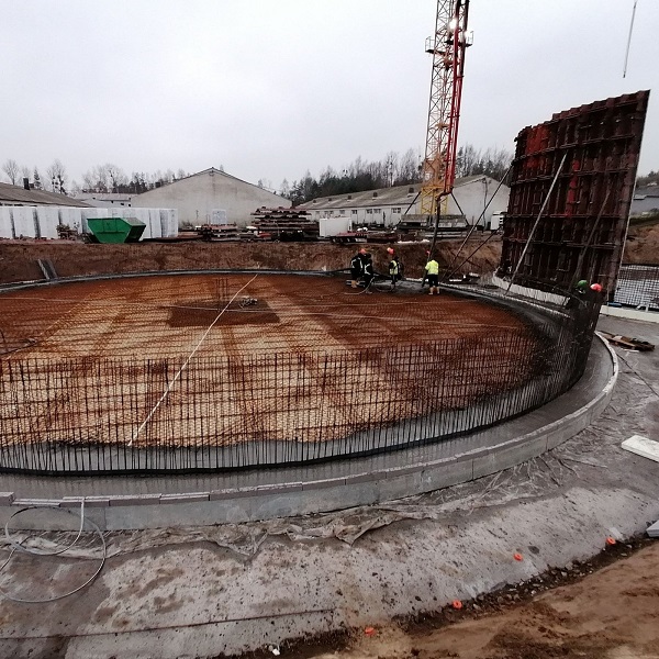 Budowa biogazowni rolniczej o mocy do 499 kW realizowana przez firmę Agrikomp w gminie Liniewo