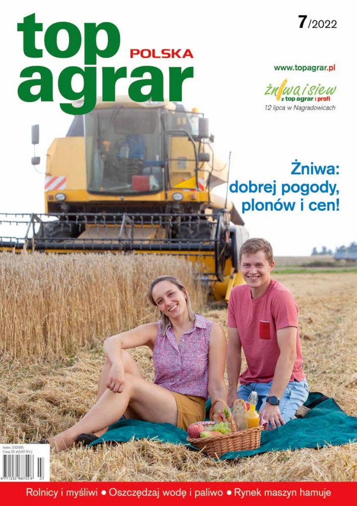 okładka lipcowego wydania top agrar Polska 2022