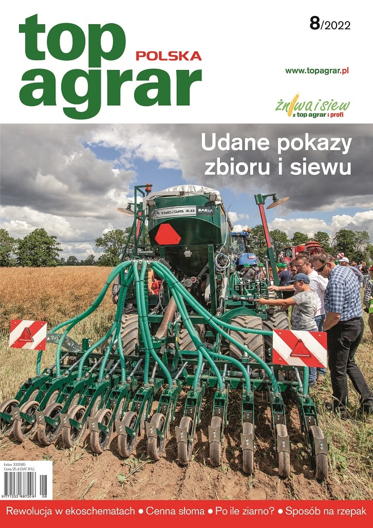 okładka top agrar polska 08-2022