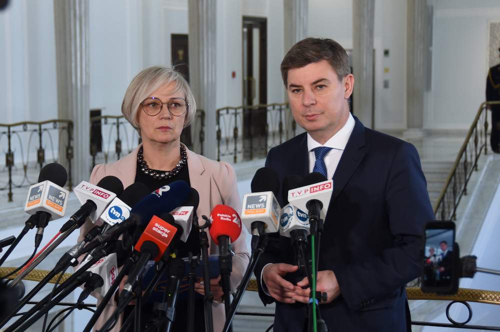 Konferencja prasowa PO w Sejmie