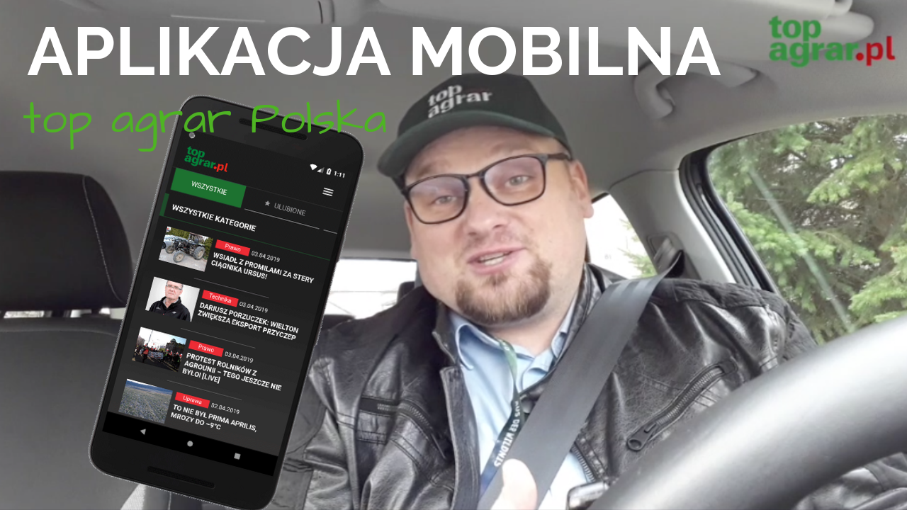 Przygotowaliśmy dla Ciebie specjalną aplikację mobilną, dzięki której dostęp do ważnych, ciekawych i przydatnych w codziennej pracy rolnika informacji masz na wyciągnięcie ręki, a właściwie - na jedno kliknięcie!Aplikacja mobilna top agrar Polska umożliwi Tobie szybkie i łatwe przeglądanie informacji na naszym portalu topagrar.pl . 

Polecany artykuł




W tym odcinku Porannej trójpolówki Bartłomiej Czekała mówi o aplikacji mobilnej top agrar Polska.Prowadzenie gospodarstwa rolnego i praca w nim wymaga umiejętności, doświadczenia i wiedzy. Aby je pogłębiać i rozwijać potrzebujesz sprawdzonego źródła informacji. Jeżeli masz gospodarstwo i smartfona, to mamy dla Ciebie świetnego pomocnika!


W kilka sekund dotrzesz do najnowszych porad agrotechnicznych, przeczytasz o ochronie i nawożeniu zbóż, rzepaku i roślin okopowych. Jako jeden z pierwszych zobaczysz premierowe pokazy maszyn rolniczych i ciągników i porównasz jak wypadły w naszych testach. Będziesz zawsze wiedział, kiedy zmieni się cena skupu trzody chlewnej, bydła opasowego czy zbóż. Nie umknie też Twojej uwadze żadna ważna zmiana przepisów związanych z prowadzeniem gospodarstwa. A wszystko dlatego, że możesz korzystać z powiadomień, które wysyłamy Tobie, jeżeli tylko sobie tego życzysz. Niezależnie od tego, czy interesują Cię wybrane tematy w całej Polsce czy tylko te z Twojego województwa.Szybko, łatwo i wygodnie – tak możesz korzystać z aplikacji mobilnej top agrar Polska. Nie wierzysz? Przekonaj się sam! Kliknij w poniższy link, pobierz darmową aplikację dla rolników, zainstaluj ją i korzystaj tak często jak tylko chcesz!POBIERZ DARMOWĄ APLIKACJĘ TOP AGRAR POLSKA